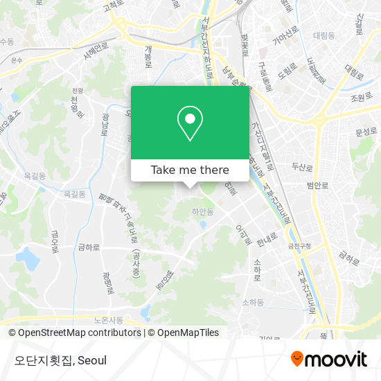 오단지횟집 map