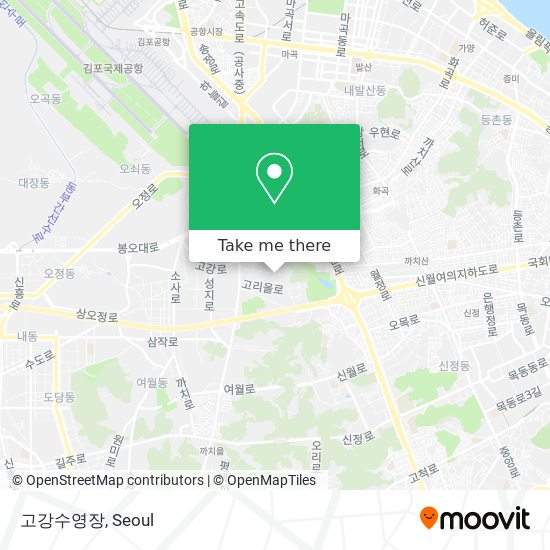 고강수영장 map