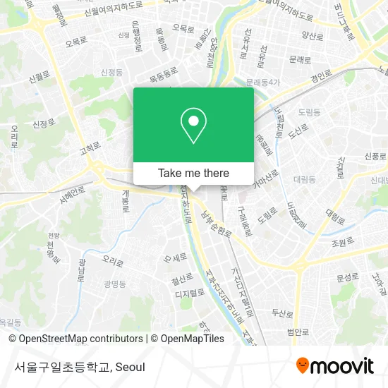 서울구일초등학교 map