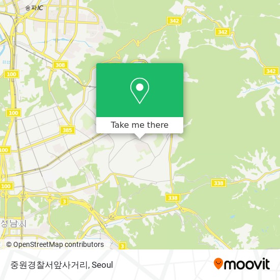 중원경찰서앞사거리 map