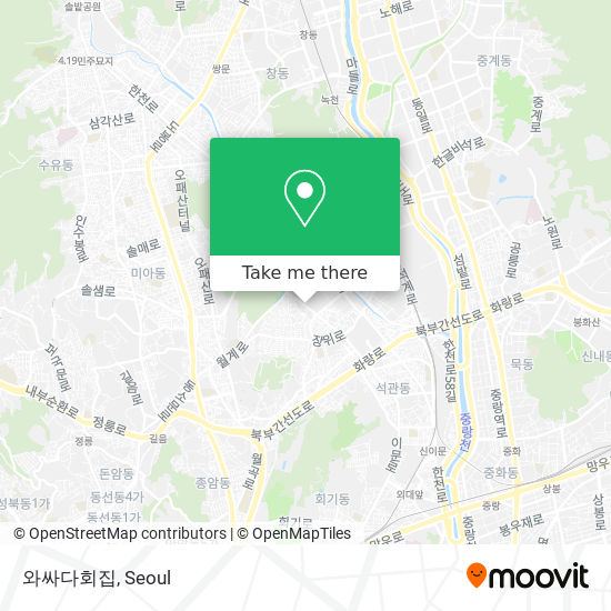 와싸다회집 map