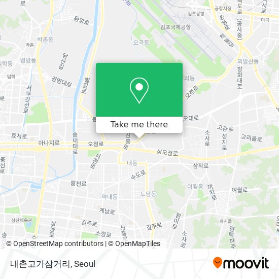 내촌고가삼거리 map