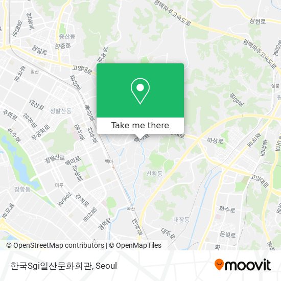 한국Sgi일산문화회관 map