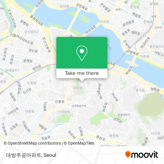 대방주공아파트 map