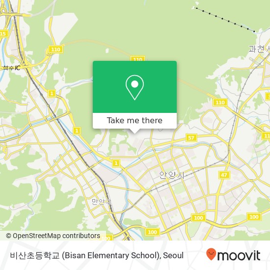 비산초등학교 (Bisan Elementary School) map