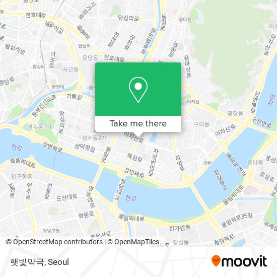 햇빛약국 map