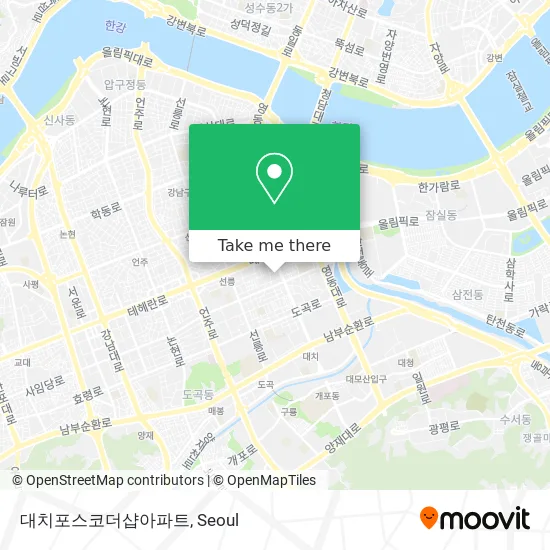 대치포스코더샵아파트 map