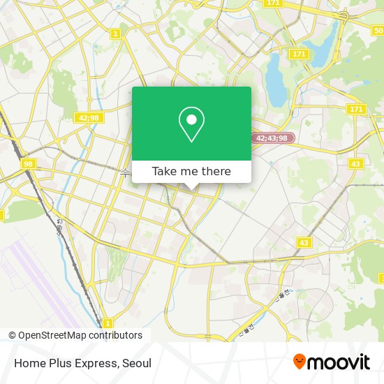 Home Plus Express map