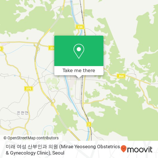 미래 여성 산부인과 의원 (Mirae  Yeoseong Obstetrics & Gynecology Clinic) map