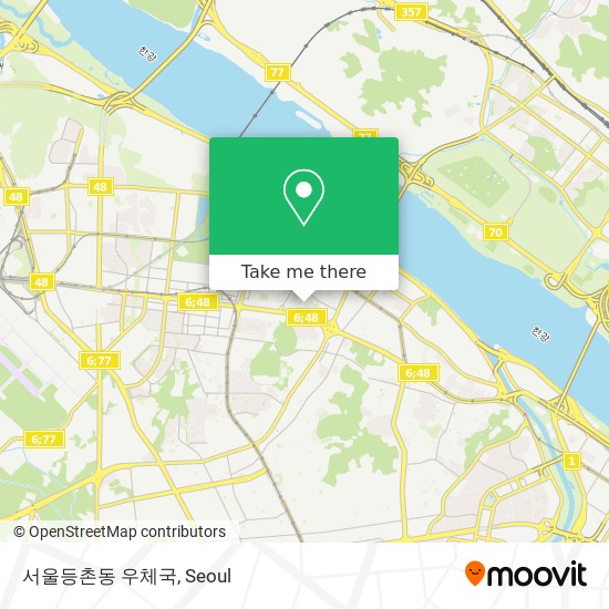 서울등촌동 우체국 map