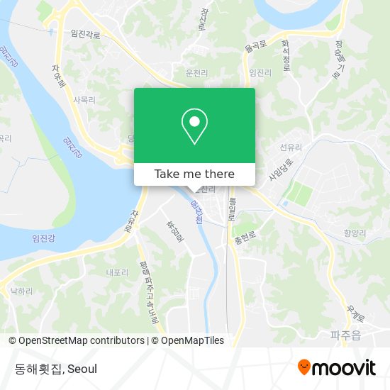 동해횟집 map