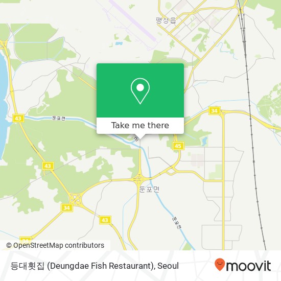 등대횟집 (Deungdae Fish Restaurant) map