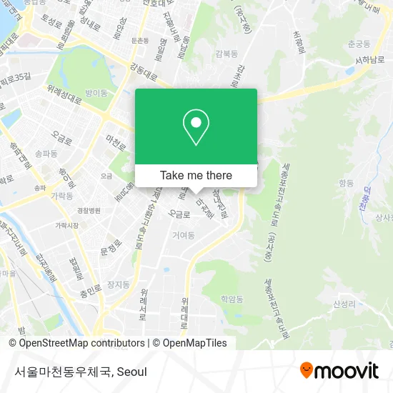서울마천동우체국 map