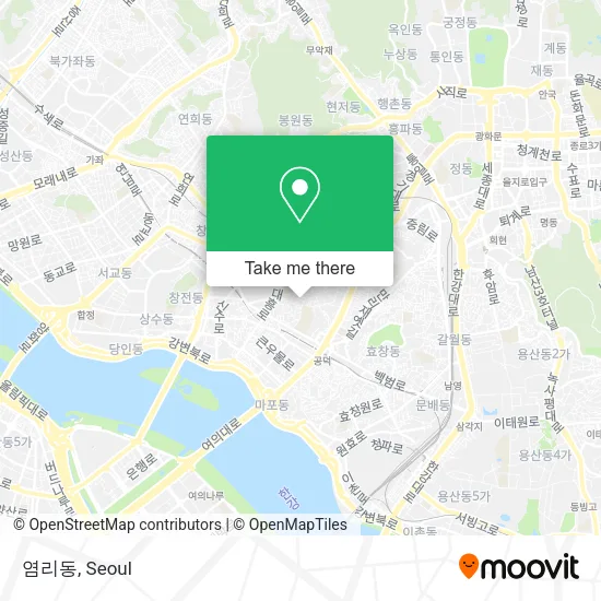 염리동 map
