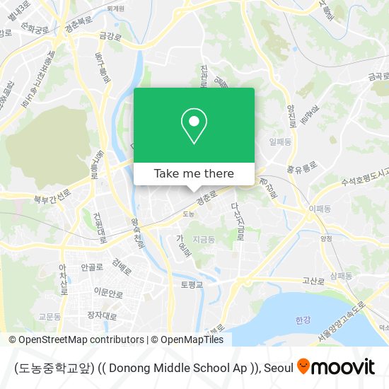 (도농중학교앞) (( Donong Middle School Ap )) map