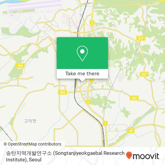 송탄지역개발연구소 (Songtanjiyeokgaebal Research Institute) map