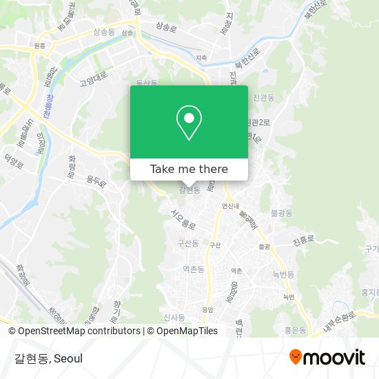 갈현동 map