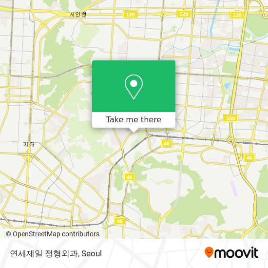 연세제일 정형외과 map