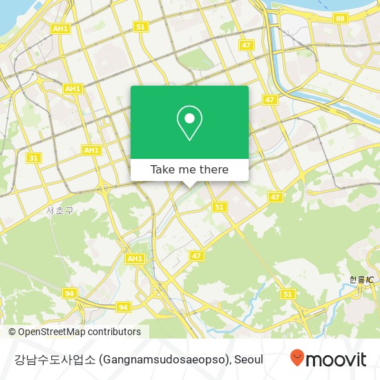 강남수도사업소 (Gangnamsudosaeopso) map