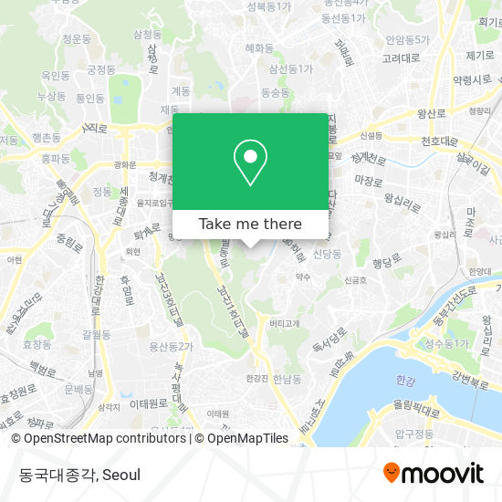 동국대종각 map