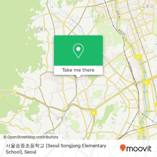 서울송중초등학교 (Seoul Songjung Elementary School) map