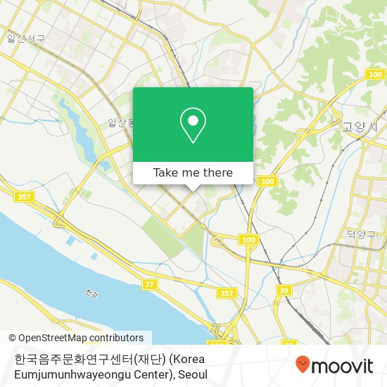 한국음주문화연구센터(재단) (Korea Eumjumunhwayeongu Center) map