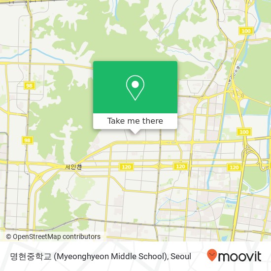 명현중학교 (Myeonghyeon Middle School) map