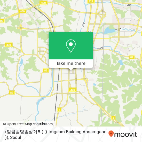 (임금빌딩앞삼거리) (( Imgeum Building Apsamgeori )) map