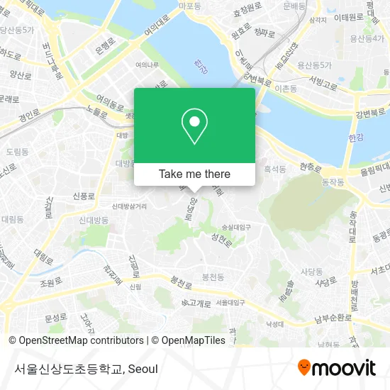 서울신상도초등학교 map