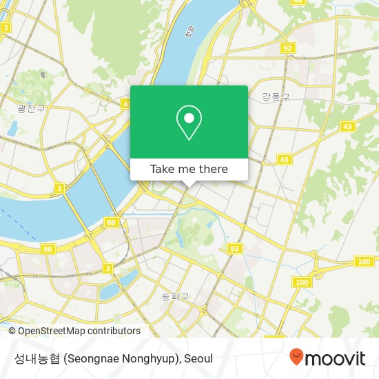 성내농협 (Seongnae Nonghyup) map