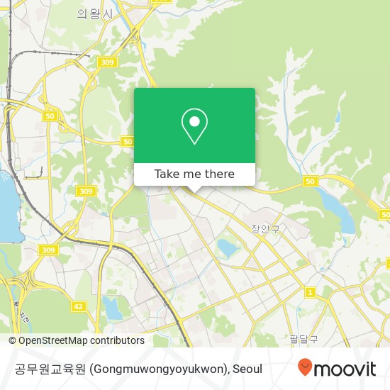 공무원교육원 (Gongmuwongyoyukwon) map