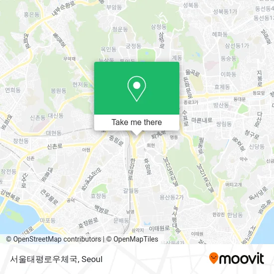 서울태평로우체국 map
