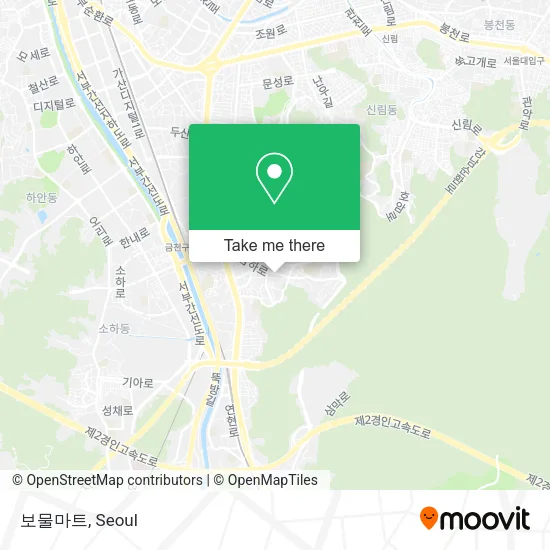 보물마트 map