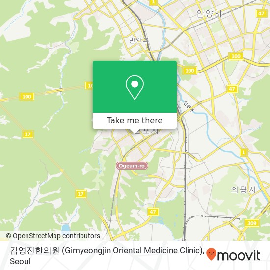 김영진한의원 (Gimyeongjin Oriental Medicine Clinic) map