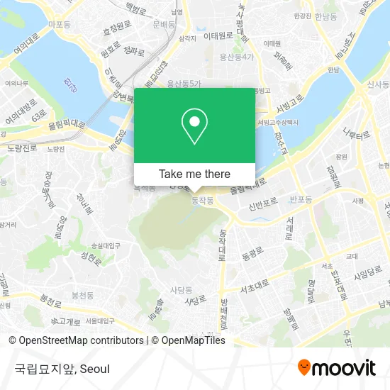 국립묘지앞 map