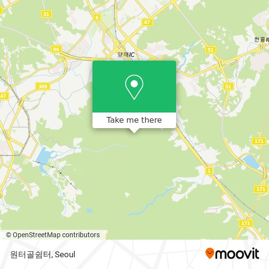 원터골쉼터 map