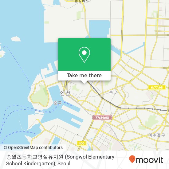 송월초등학교병설유치원 (Songwol Elementary School Kindergarten) map