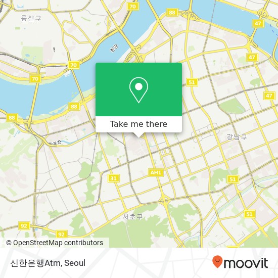 신한은행Atm map