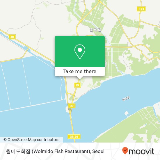 월미도회집 (Wolmido Fish Restaurant) map