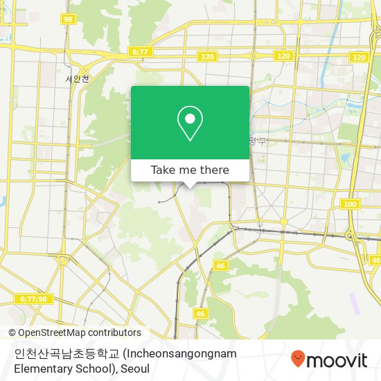 인천산곡남초등학교 (Incheonsangongnam Elementary School) map