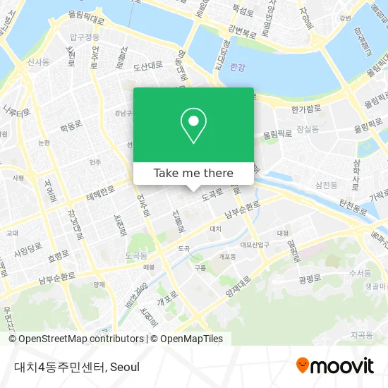 대치4동주민센터 map