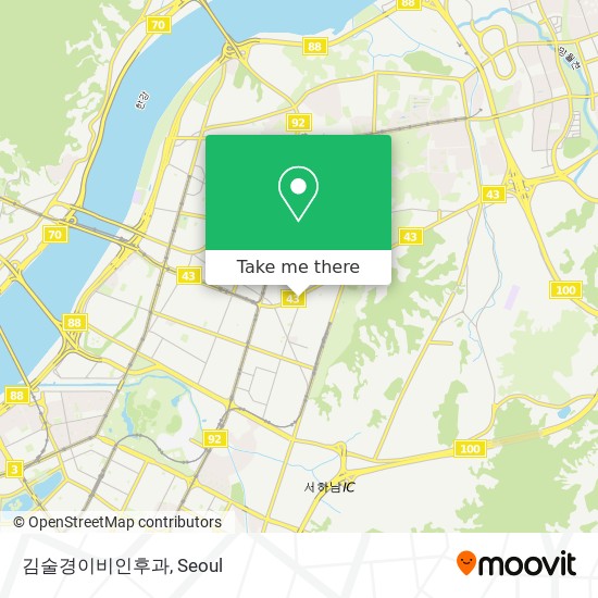 김술경이비인후과 map