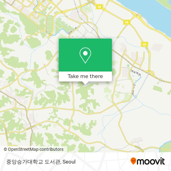 중앙승가대학교 도서관 map