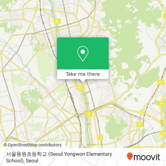 서울용원초등학교 (Seoul Yongwon Elementary School) map