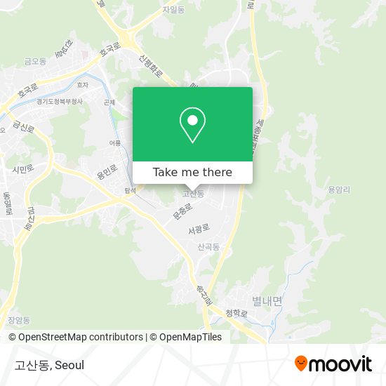 고산동 map