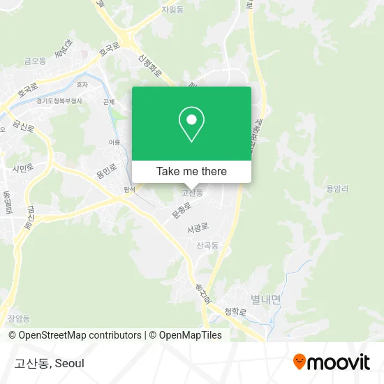 고산동 map