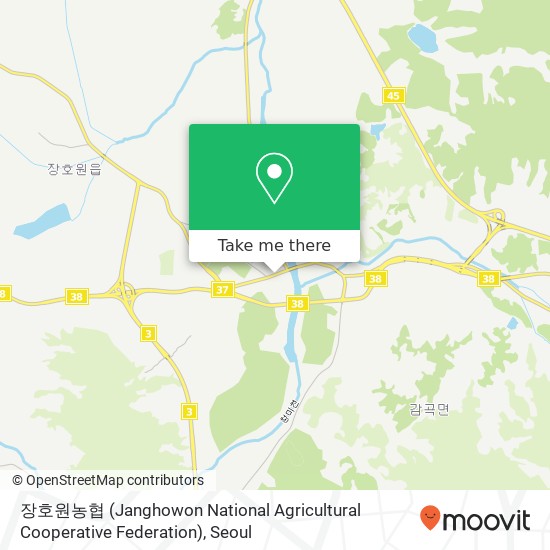 장호원농협 (Janghowon National Agricultural Cooperative Federation) map