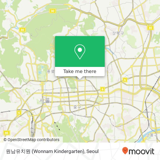 원남유치원 (Wonnam Kindergarten) map