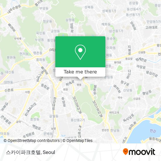 스카이파크호텔 map