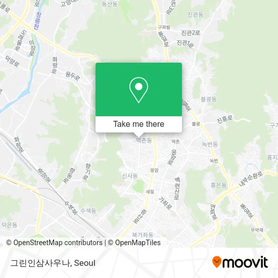 그린인삼사우나 map